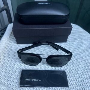 Dolce & Gabbana Sleek Black Sunglasses